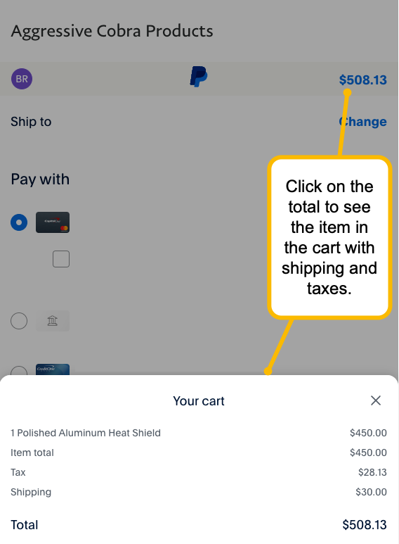 PayPal Checkout Example